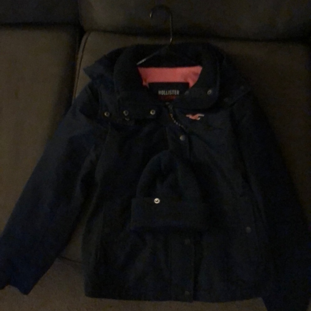 Hollister all weather jacket and matching beenie